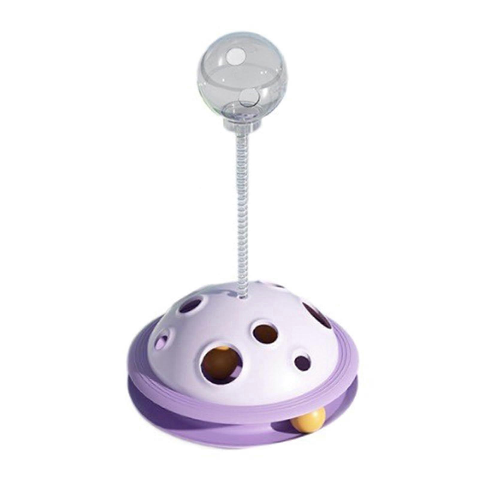 Feeder Teasing Toy Training with multicolored, multifunctional  dispenser for training cats