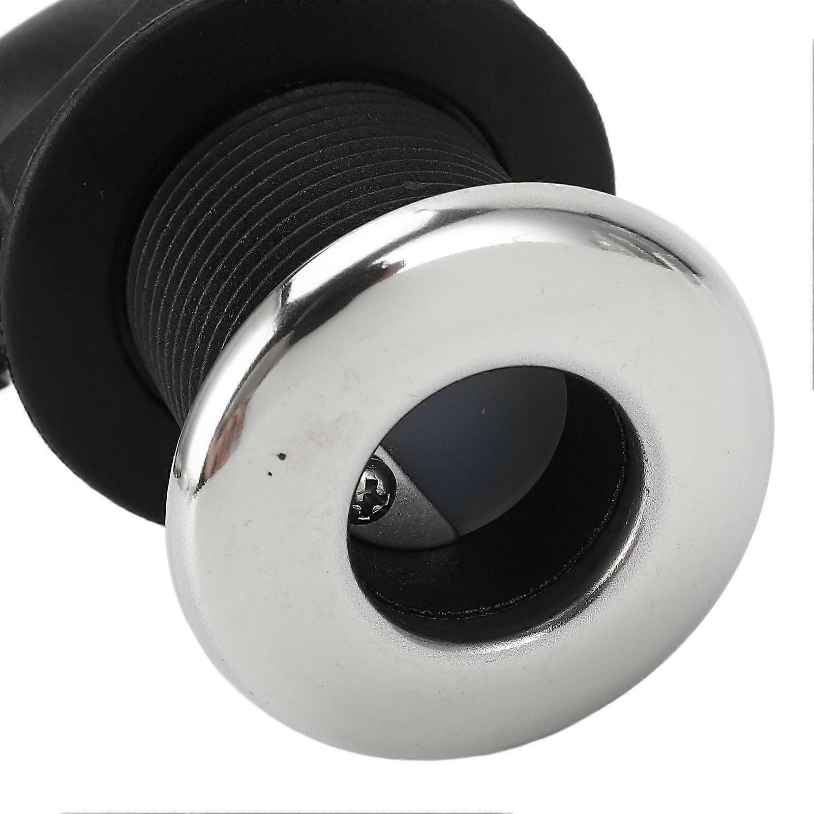 25mm Thru Hull Fitting Nylon Impact Resistance Leakproof Long Lasting Use Thru Hull Connection for Boats 90 Degree Elbow