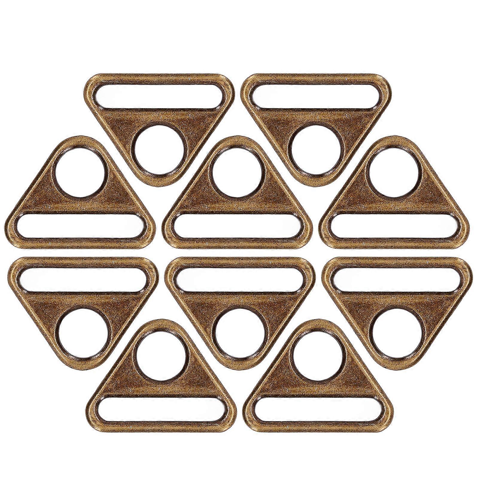 10Pcs Adjustable Buckle 38mm Adjustable Zinc Alloy Multi Purpose Lightweight Portable Luggage AccessoriesBronze