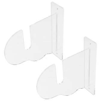 Transparente Acryl-Skateboard-Wandhalterung zur Aufbewahrung von 2 Boards
