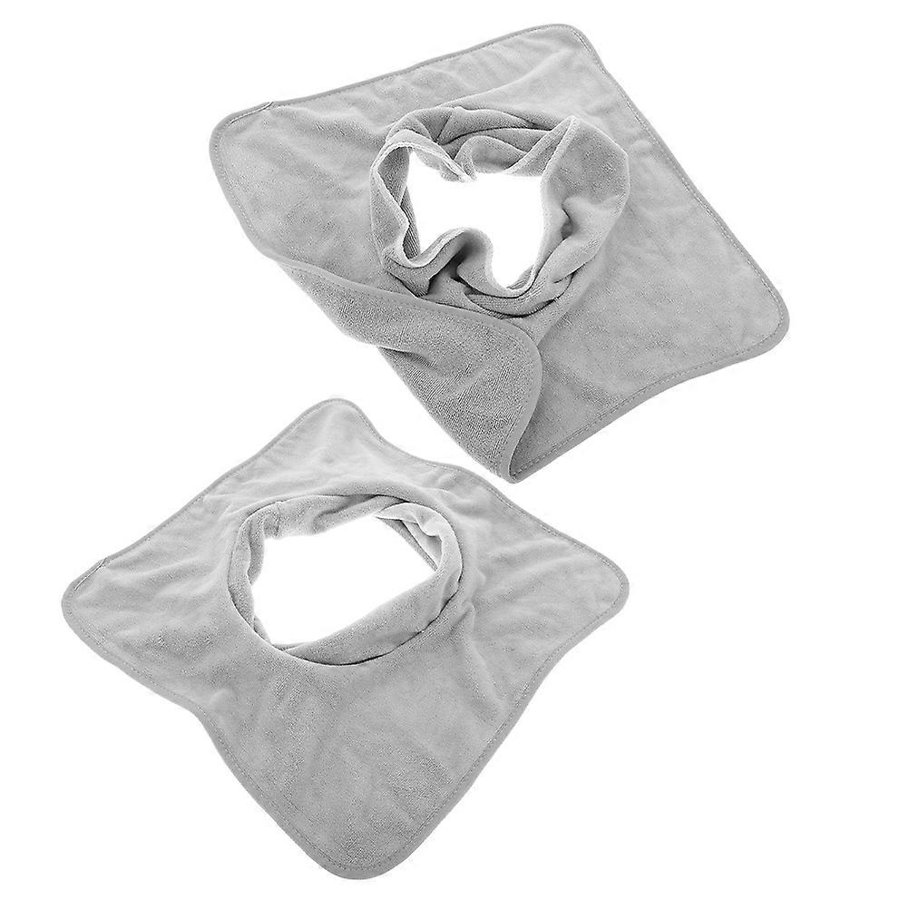 Massage Bed Sheet With Holes Comfortable Face Towels For Skincare Reusable Home Use Grey 35.00X35.00X12.00CM 2Pcs