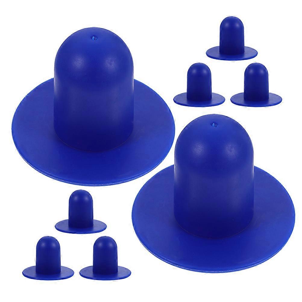 Swimming Pool Plug Drain Valve Plug Compatible For Intex Pool Blue 5.50X5.50X4.50Cm 8Pcs