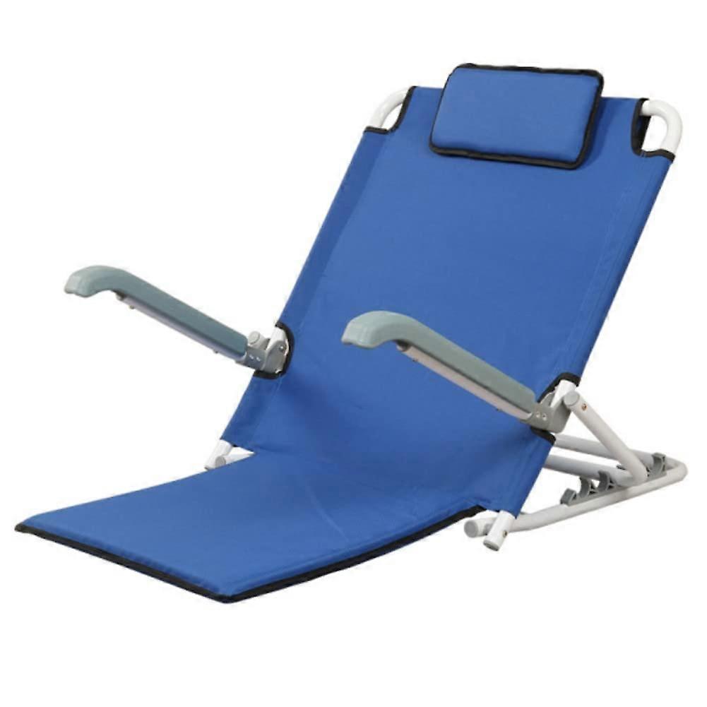 Adjustable Backrest Bed Support Pillow with Armrests, 6 Angles, Foldable