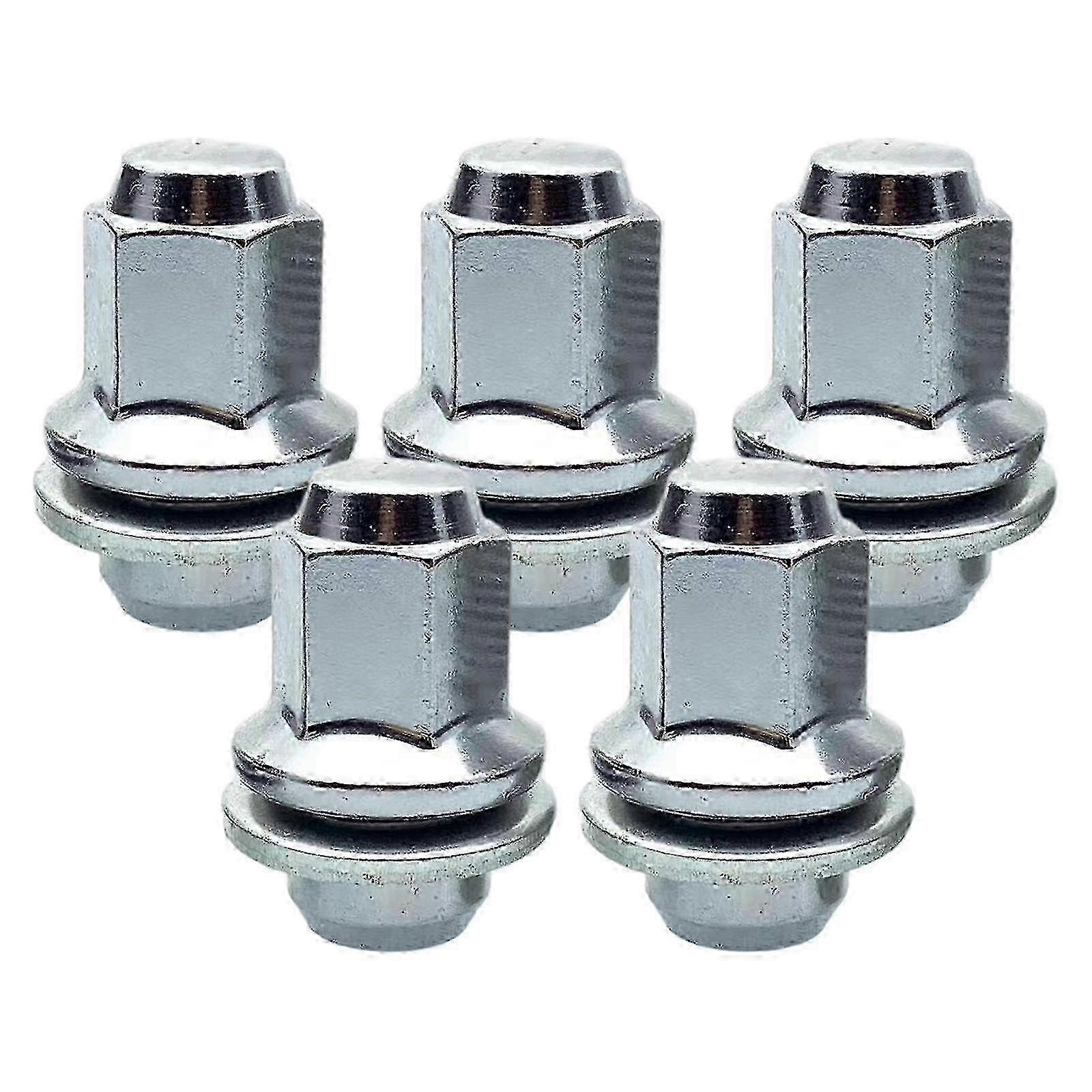 Wheel lug nuts M12 x 15 for Jaguar XF XKS - 5x rustproof
