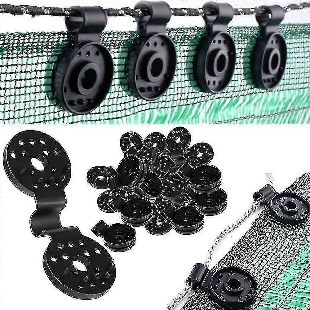 100 Pack Shade Cloth Heavy Duty Lock Grip, New Shade Cloth Fix Plastic Clamp, Premium Tarp Clips Fen