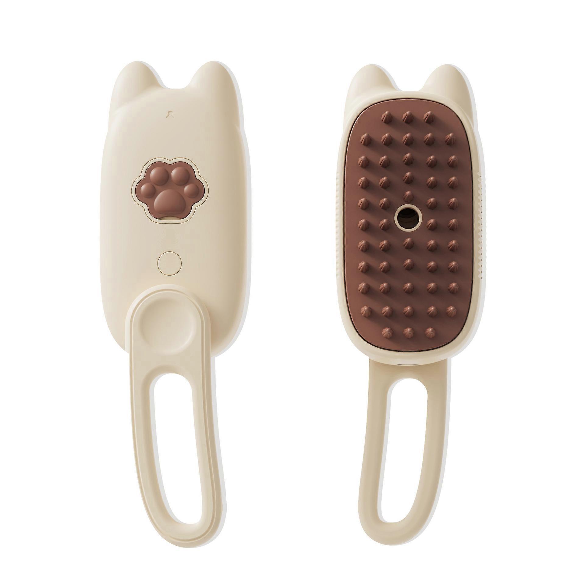 4 in 1 Cat Steam Brush Rechargeable Anti-Static Pet Spray Hair Removal