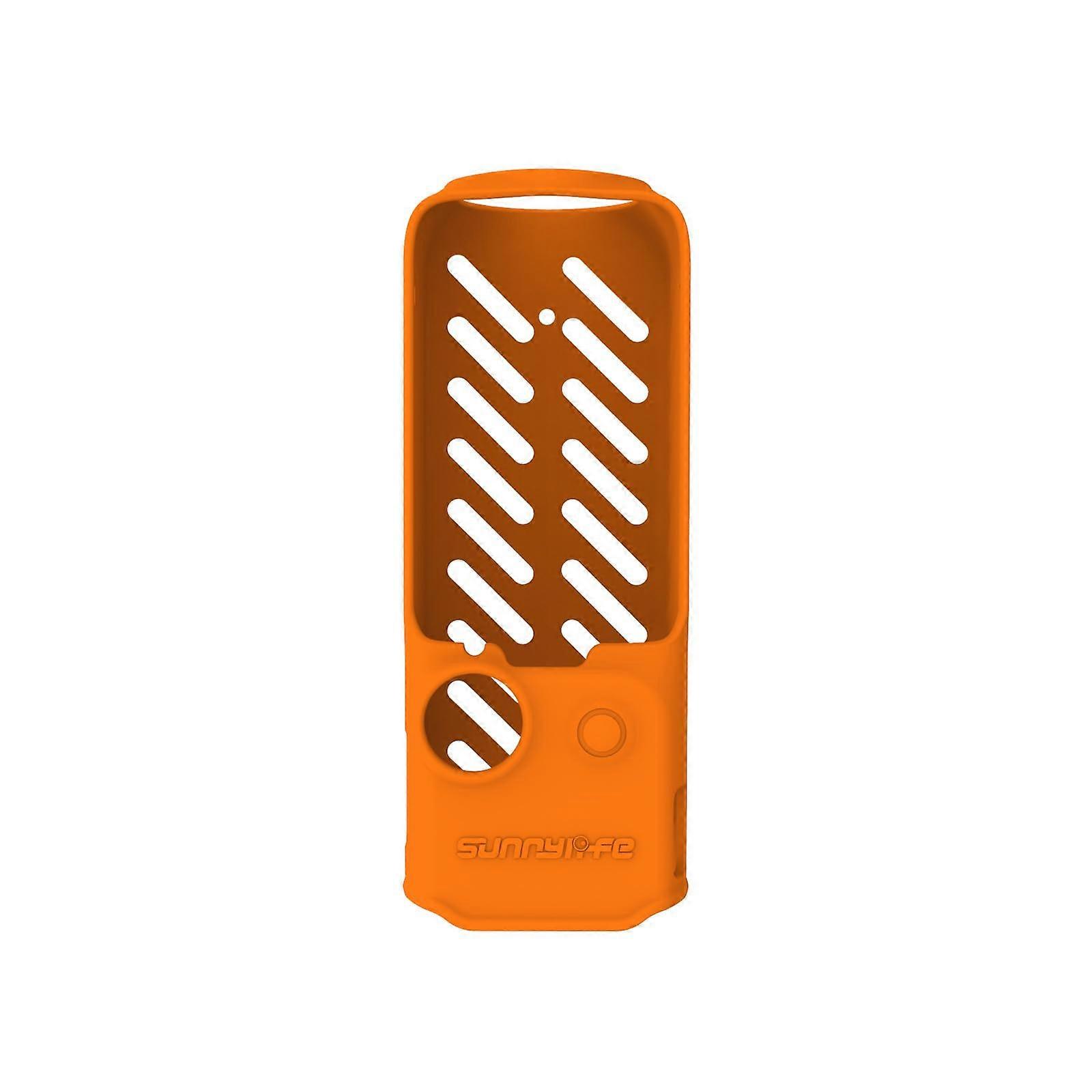 Camera Protector Silicone Cover For Lens And Screen Protective Case Accessory For Bag 3 Orange