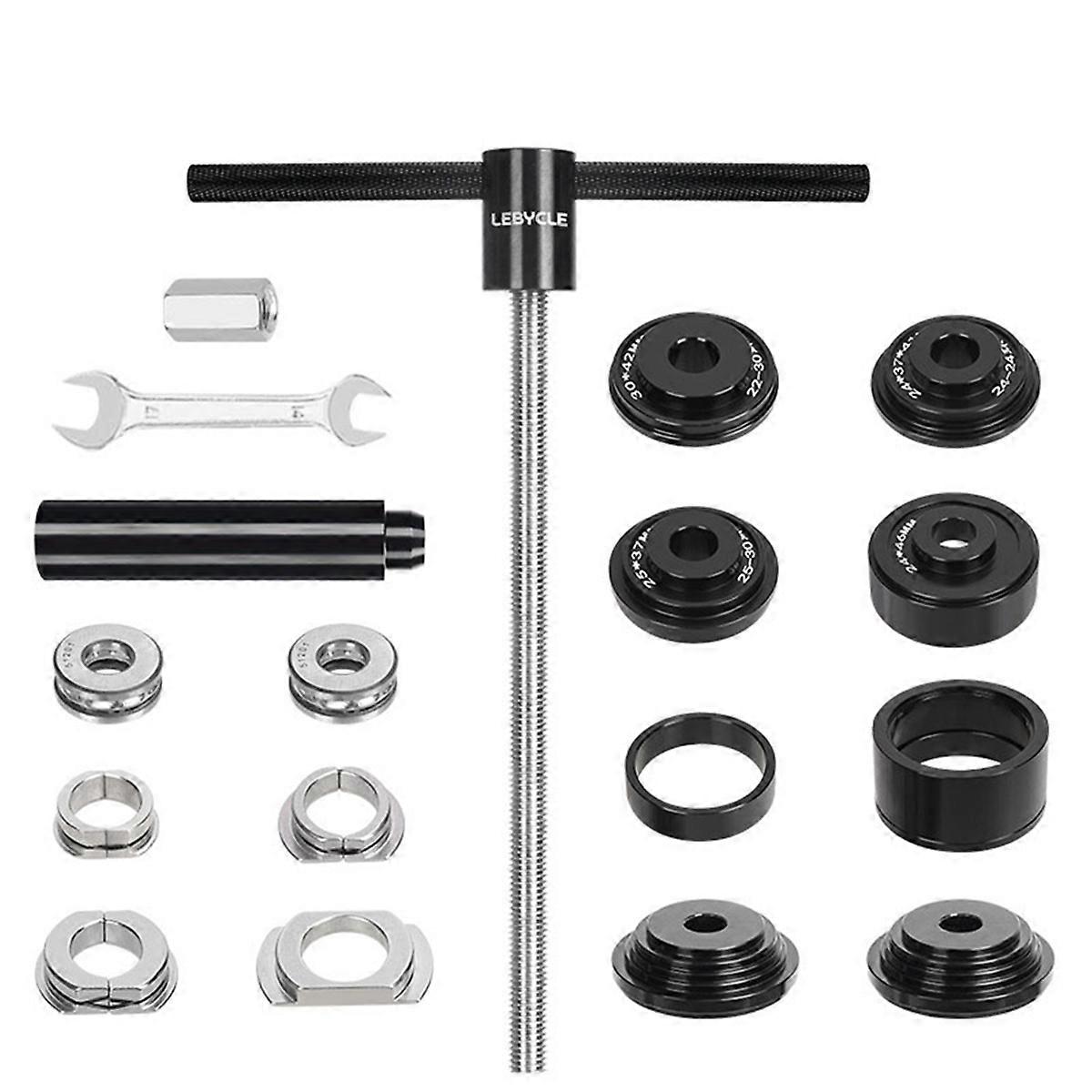 Lebaike Bicycle Bottom Bracket Install and Removal Tool Bike -Fit Bottom Bracket Bearing Remover f