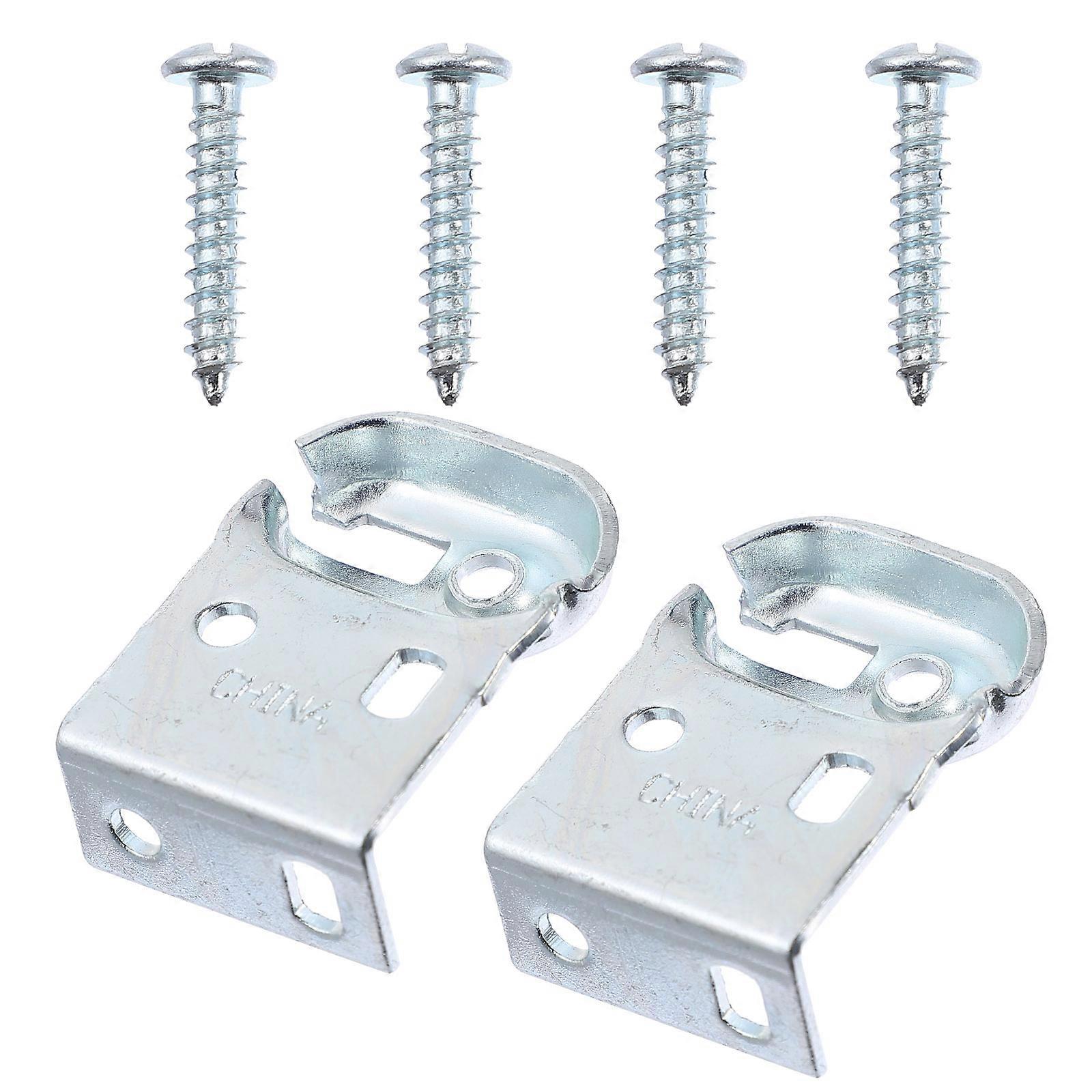 Metal Roller Blind Brackets Supporting Curtains For DIY Enthusiasts 3.6X2.5CM Home Installation 1 Pair