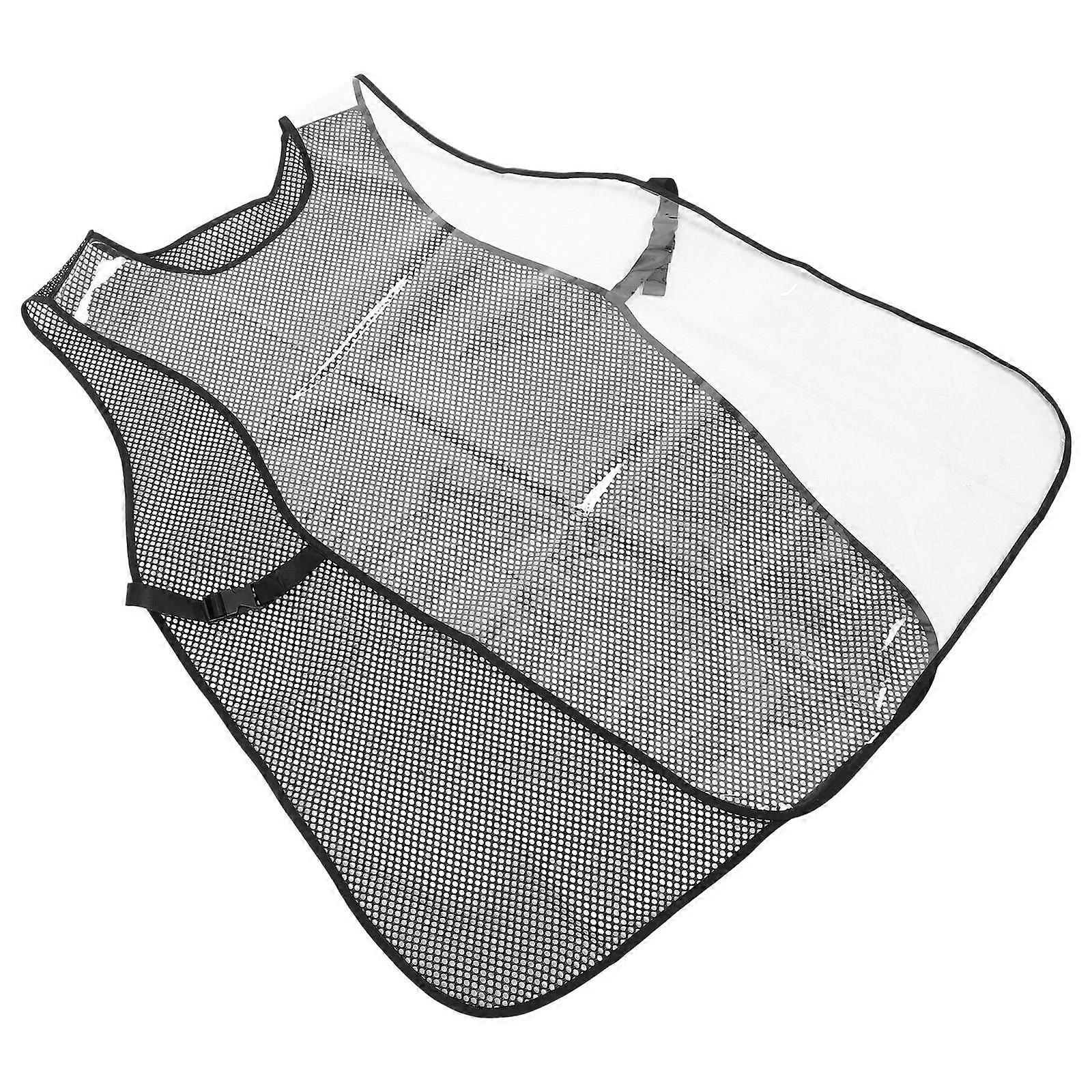 Transparent TPU Vest for Hair Stylist Durable Waterproof and Reusable One Size