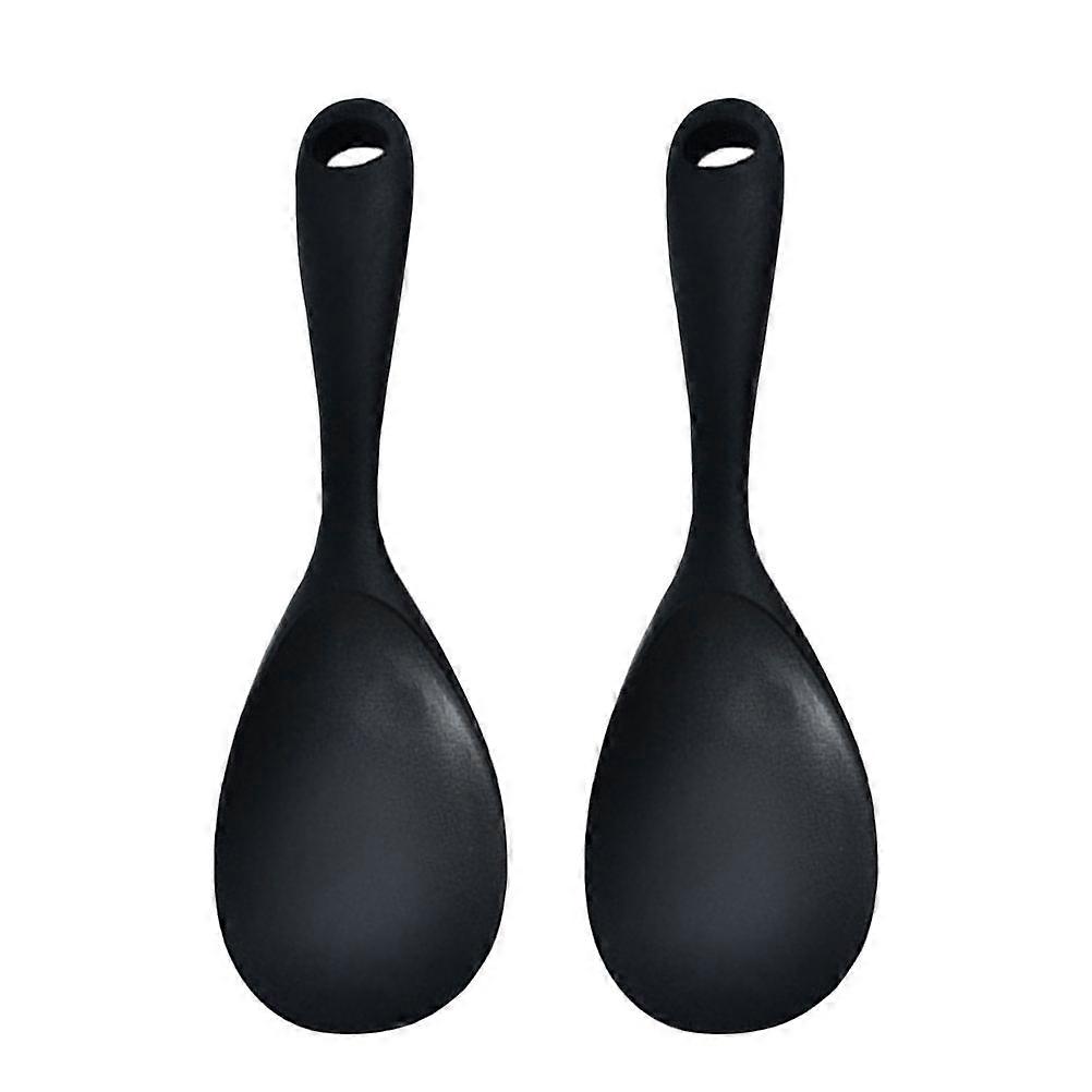 Nonstick Rice Spoon 2Pcs Household Design Rice Paddles Perfect For Friends Gathering With Convenient Functions