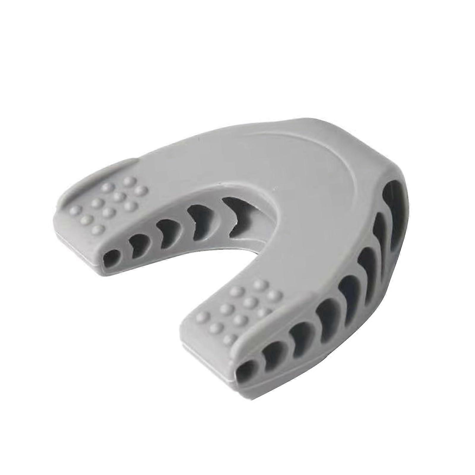 Jaw Exerciser Face Trainer Silicone Muscle Lifter for Chin Lips Cheekbones Grey