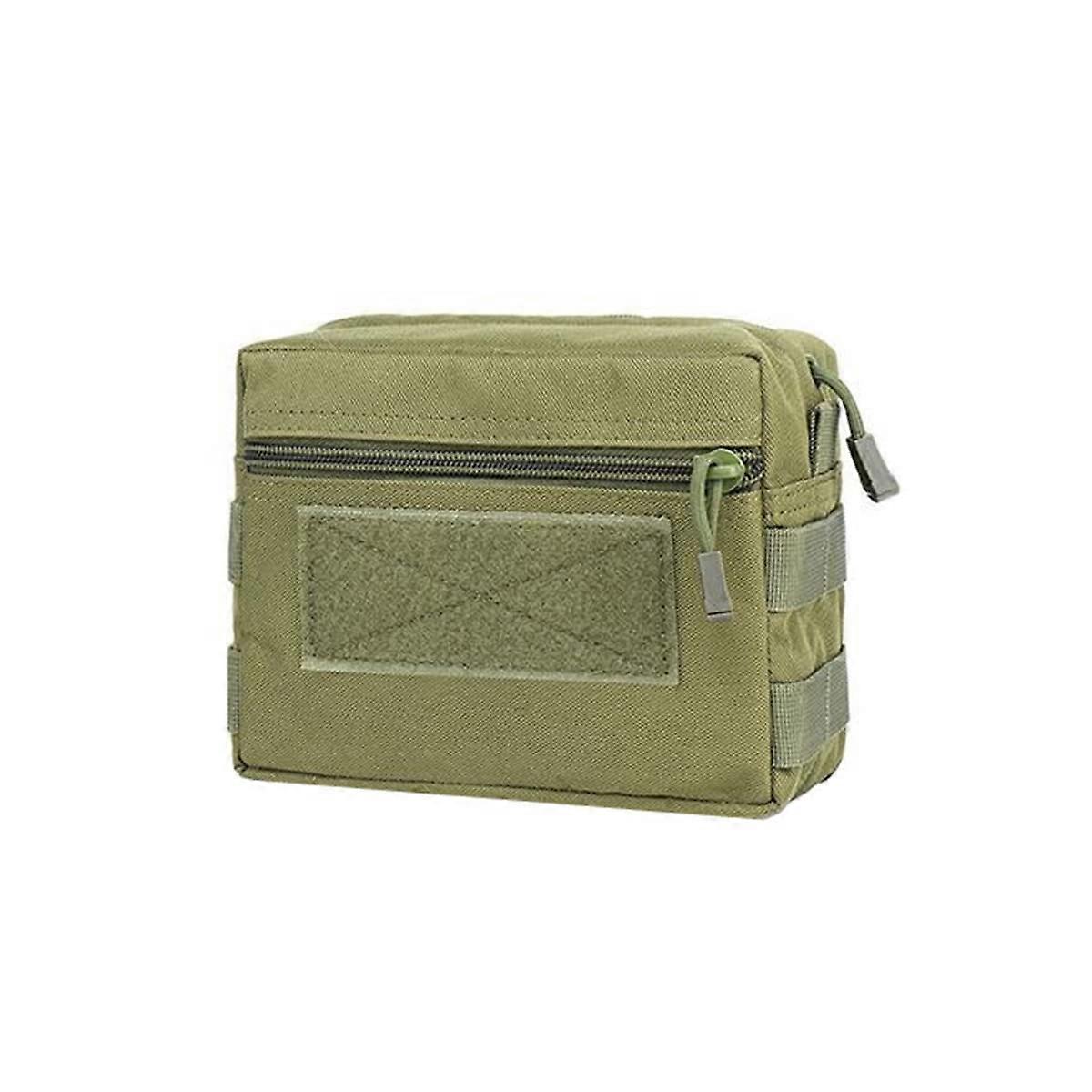 Tactical EDC Bag, Molle-Compatible Compact Waist Pack, Small Utility Storage Pouch in Army Green