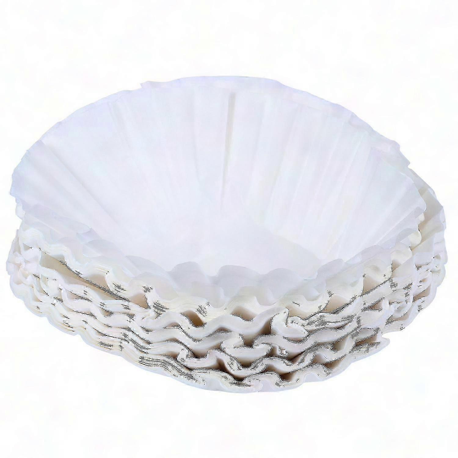 500 قطعة 25 سم أوراق تصفية القهوة التجارية الأمريكية سلة الورق مرشحات القهوة القهوة وير القهوة