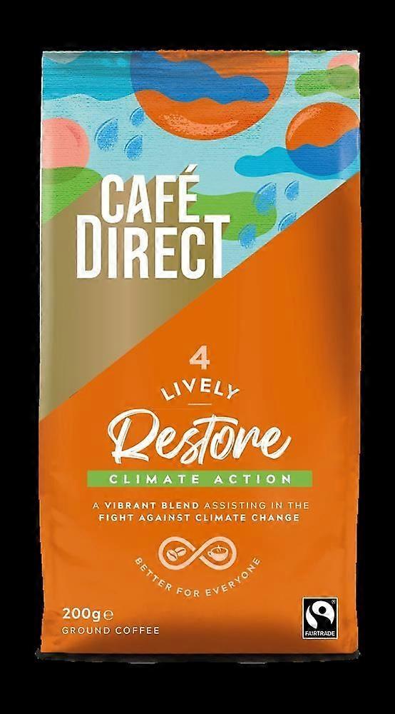 Cafedirect FT Roast & Ground Lively Roast (Restore) Coffee 200g - 3 Pack