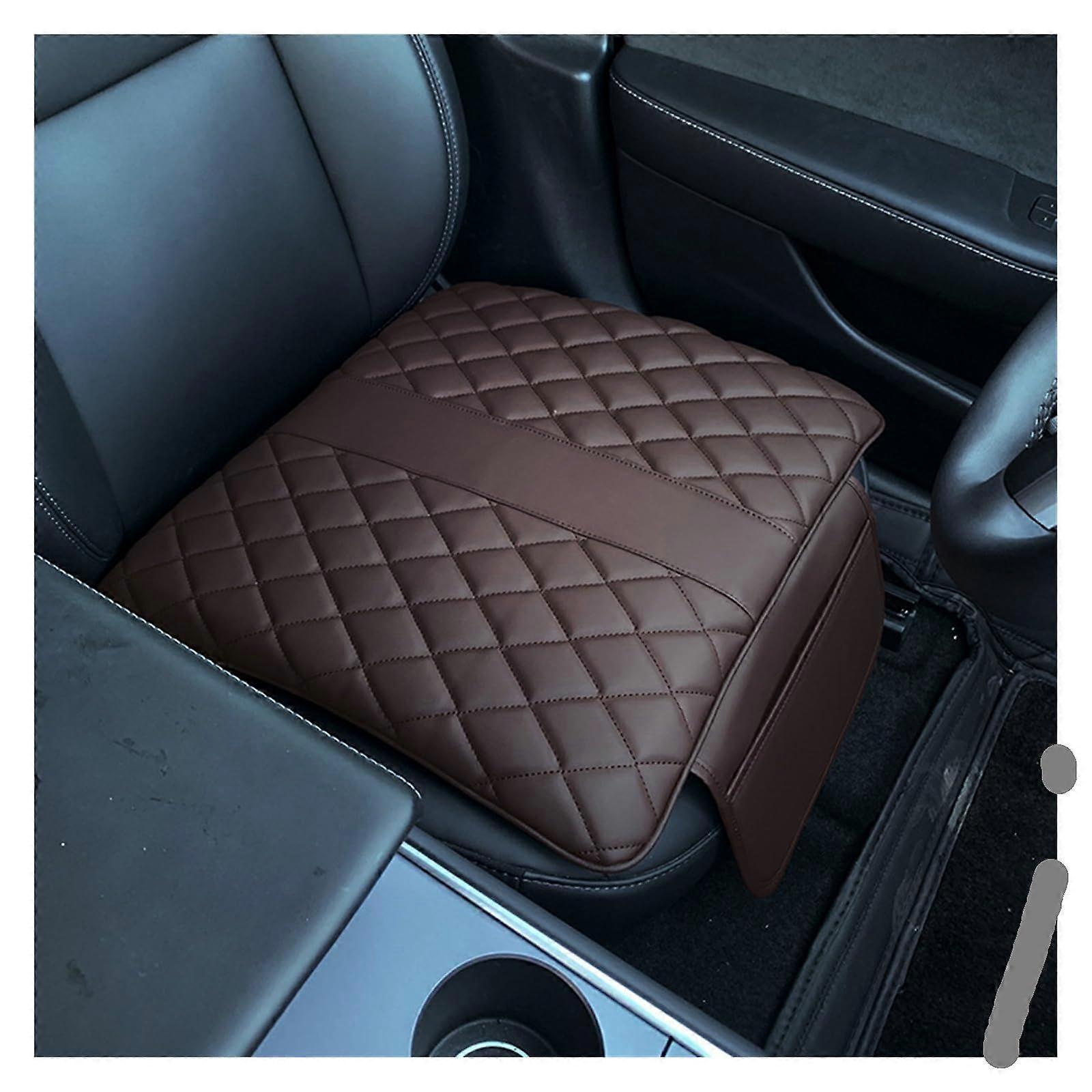 Saddle Car Cushion Singleseat Allseason Universal Comfortable Ventilation (Color: Brown) Ref: 9014