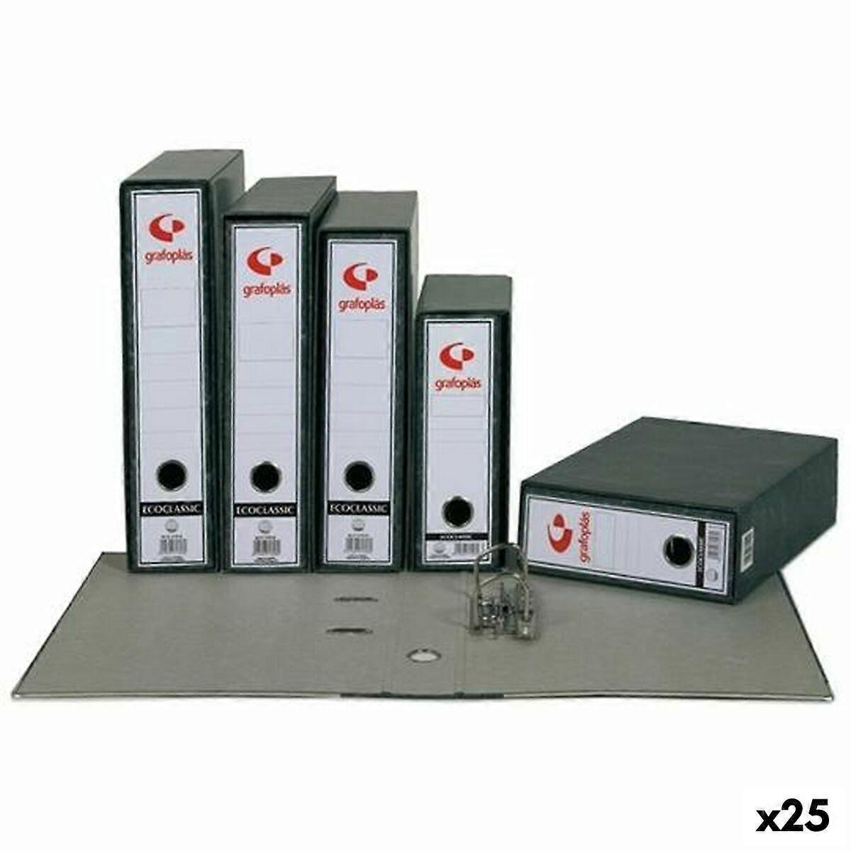 Lever Arch File Grafoplas ECOCLASSIC Grey A4 (25 Units)