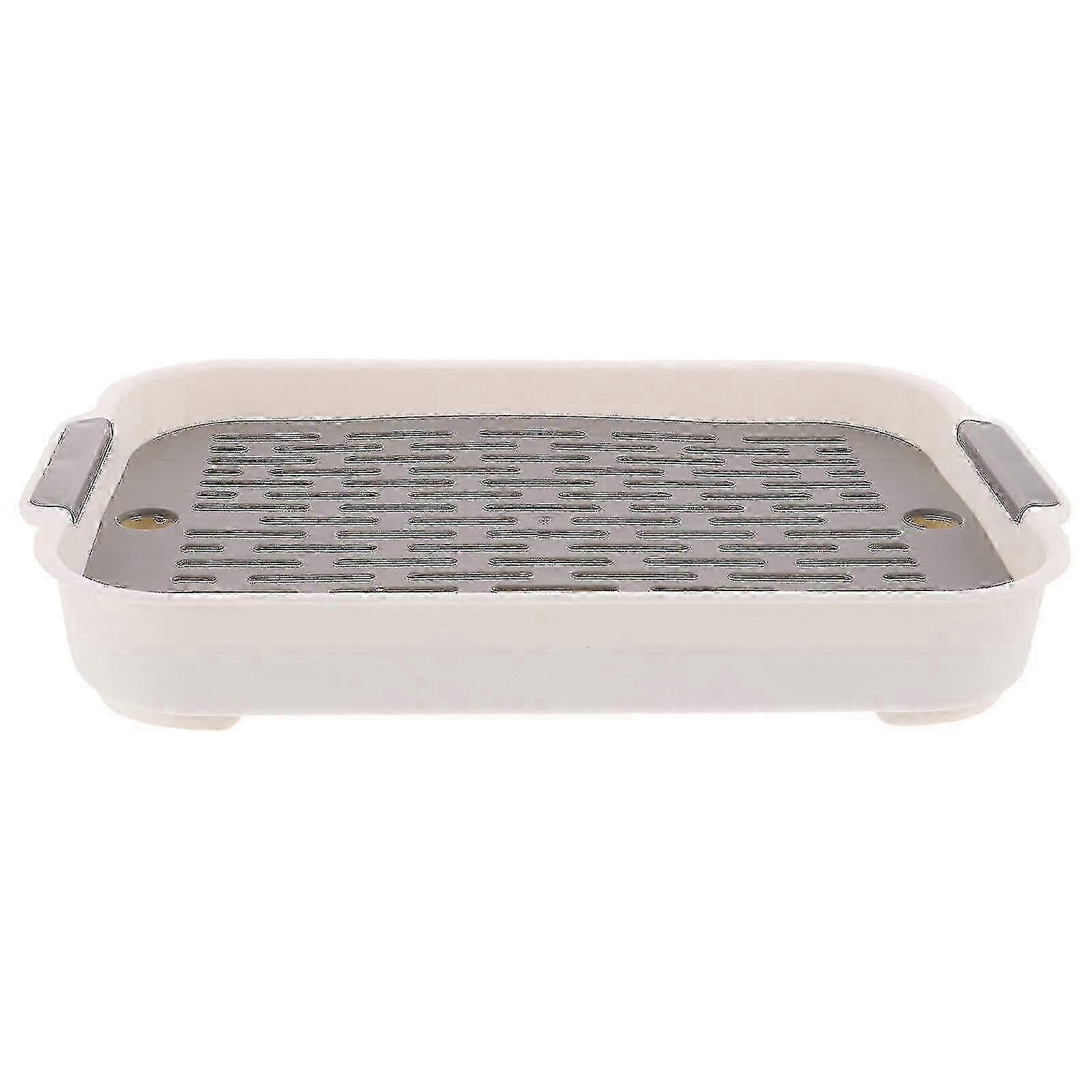 Rectangular Rabbit Litter Box for Hamster & Bunny Training Potty with High Absorbency