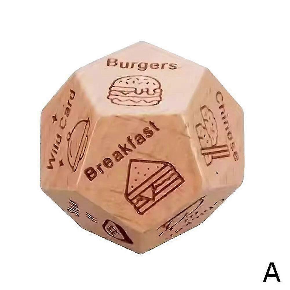 Digital dice (C) $ Cross-border popular couple game Christmas gift 12-sided dating dice Valentine's Day food event sieve dice