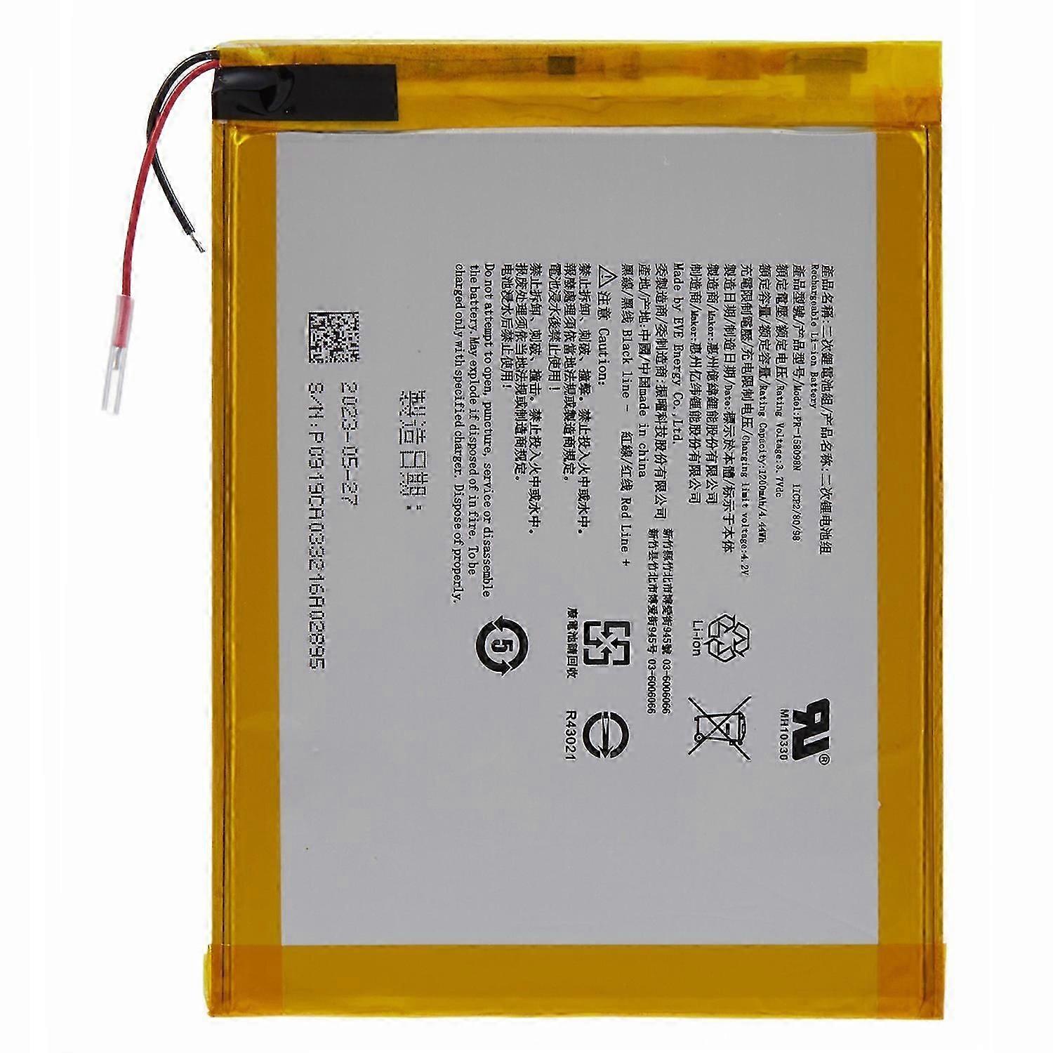 Li ion Polymer Battery Assembly Part 4.2v 1200mah For Kobo Libra H2o E Reader Pr 158098n