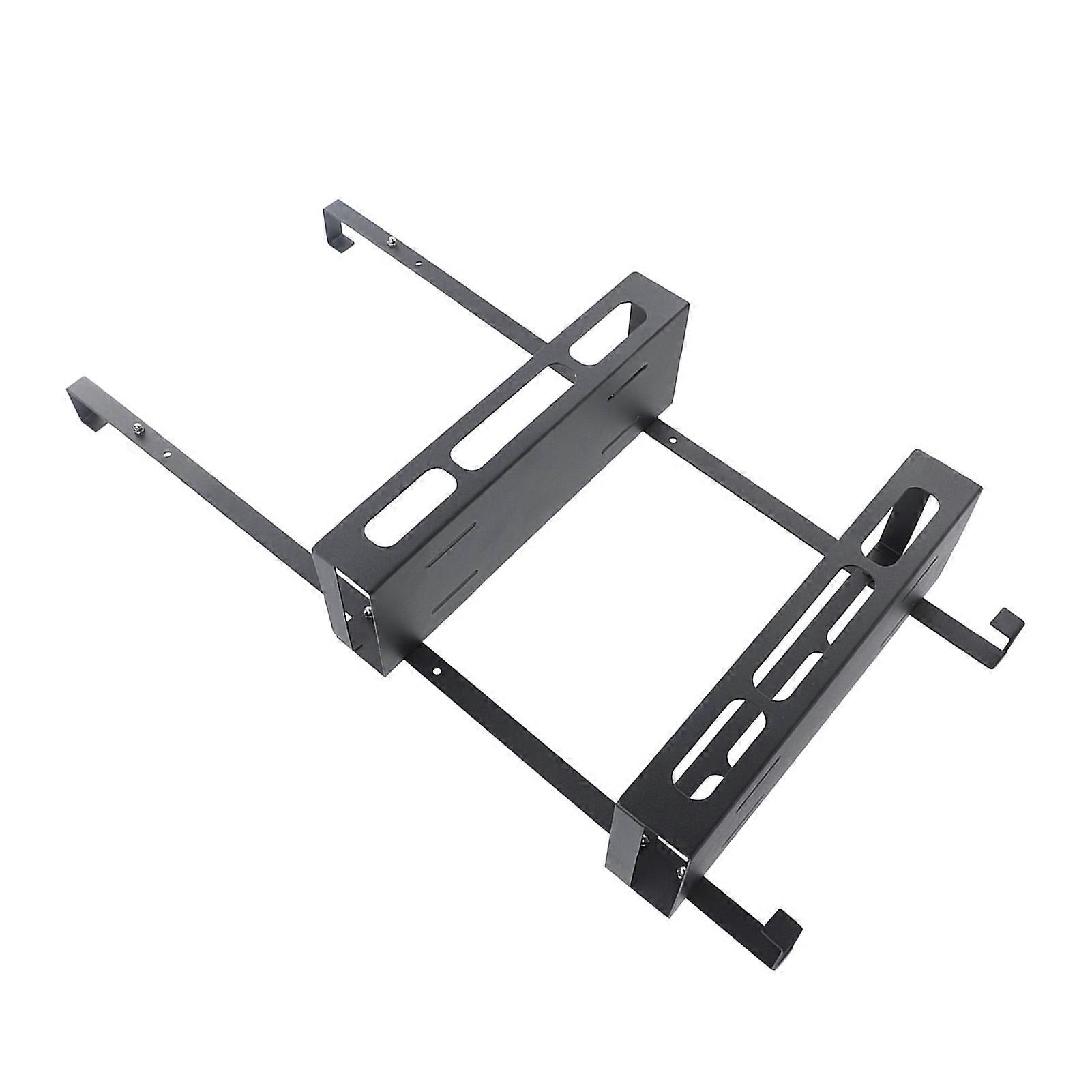 Bathroom Hanging Organizer Black Iron Waterproof Model B Double Layer