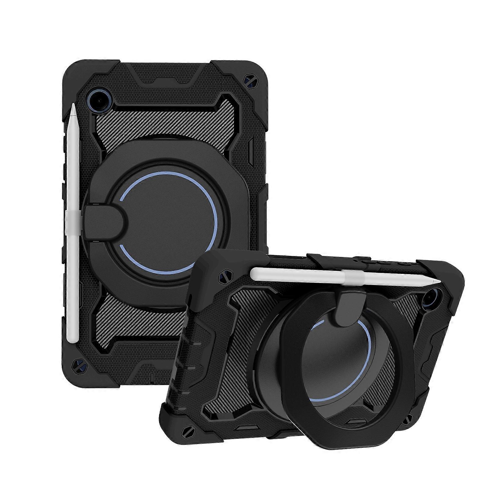 Armor Portable Rotating Ring Holder Silicone Tablet Case