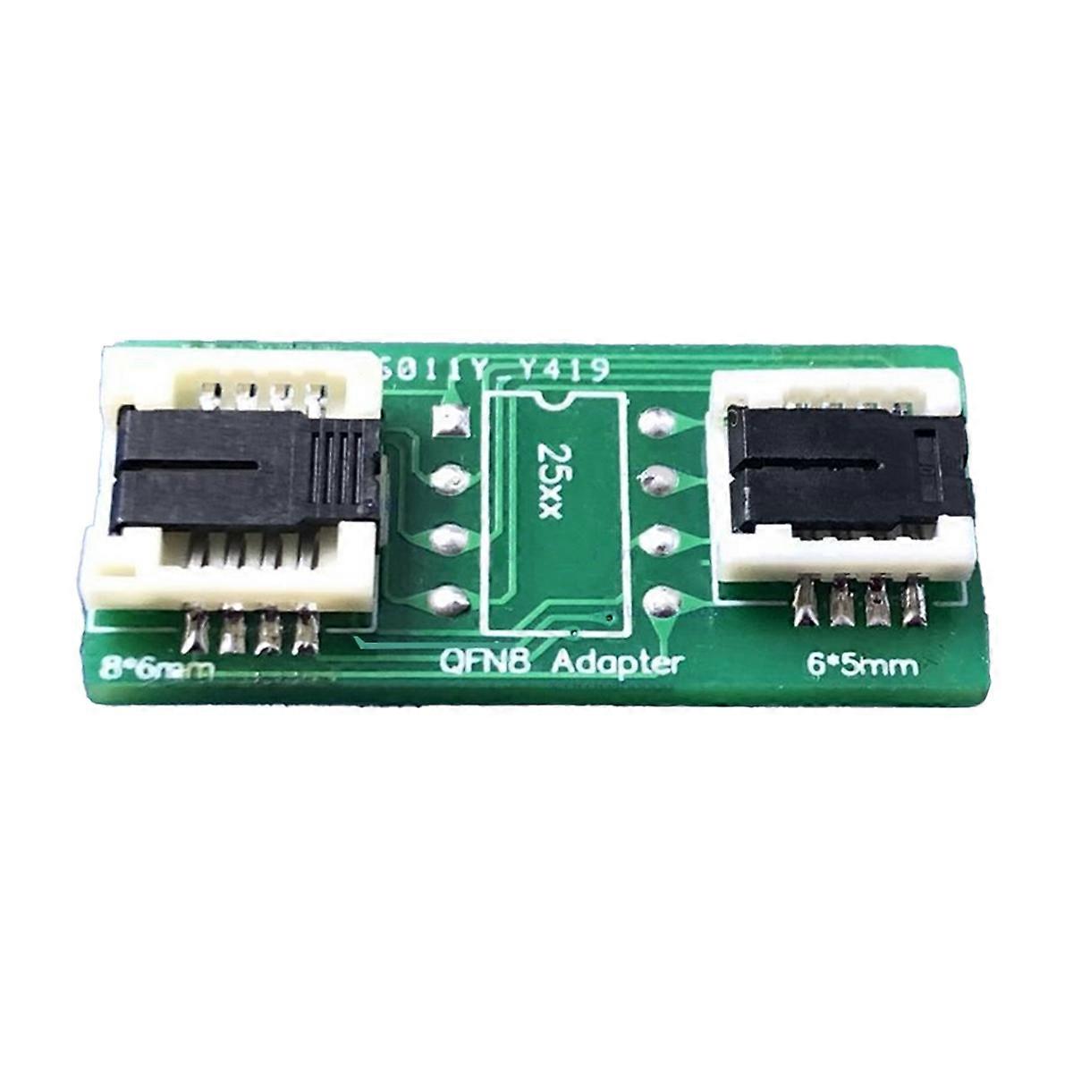 QFN8 /WSON8/MLF8/MLP8/DFN8 to DIP8 Two-in-One Socket/Adapter for Both 6x5MM and 8x6MM Chips SMT BIOS