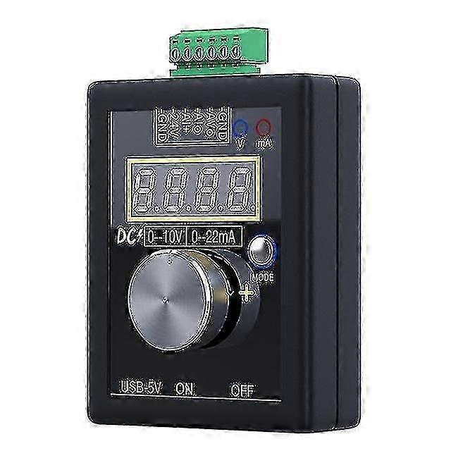 0-5v 0-10v 4-20ma Signal Generator And Rechargeable Battery Pocket Adjustable Voltage Current Simulator Calibrator_l28