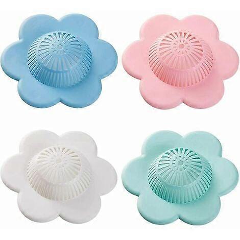 sink accessory Flower Shape Kitchen Sink Drain Filter Sewer Bathroom Floor Drain 4-pack