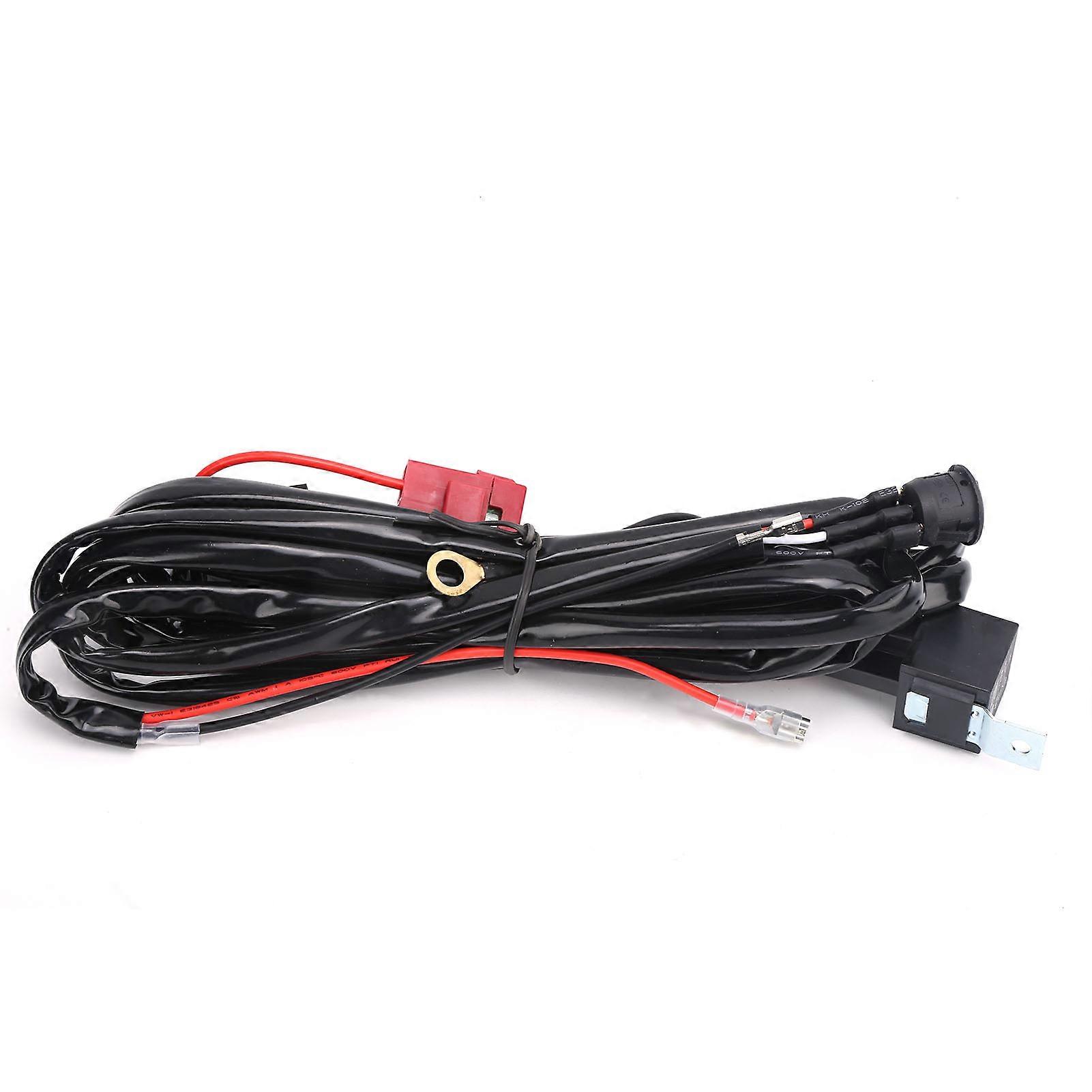 2m 40A Switch Wiring Harness with DT Interface Black IP67