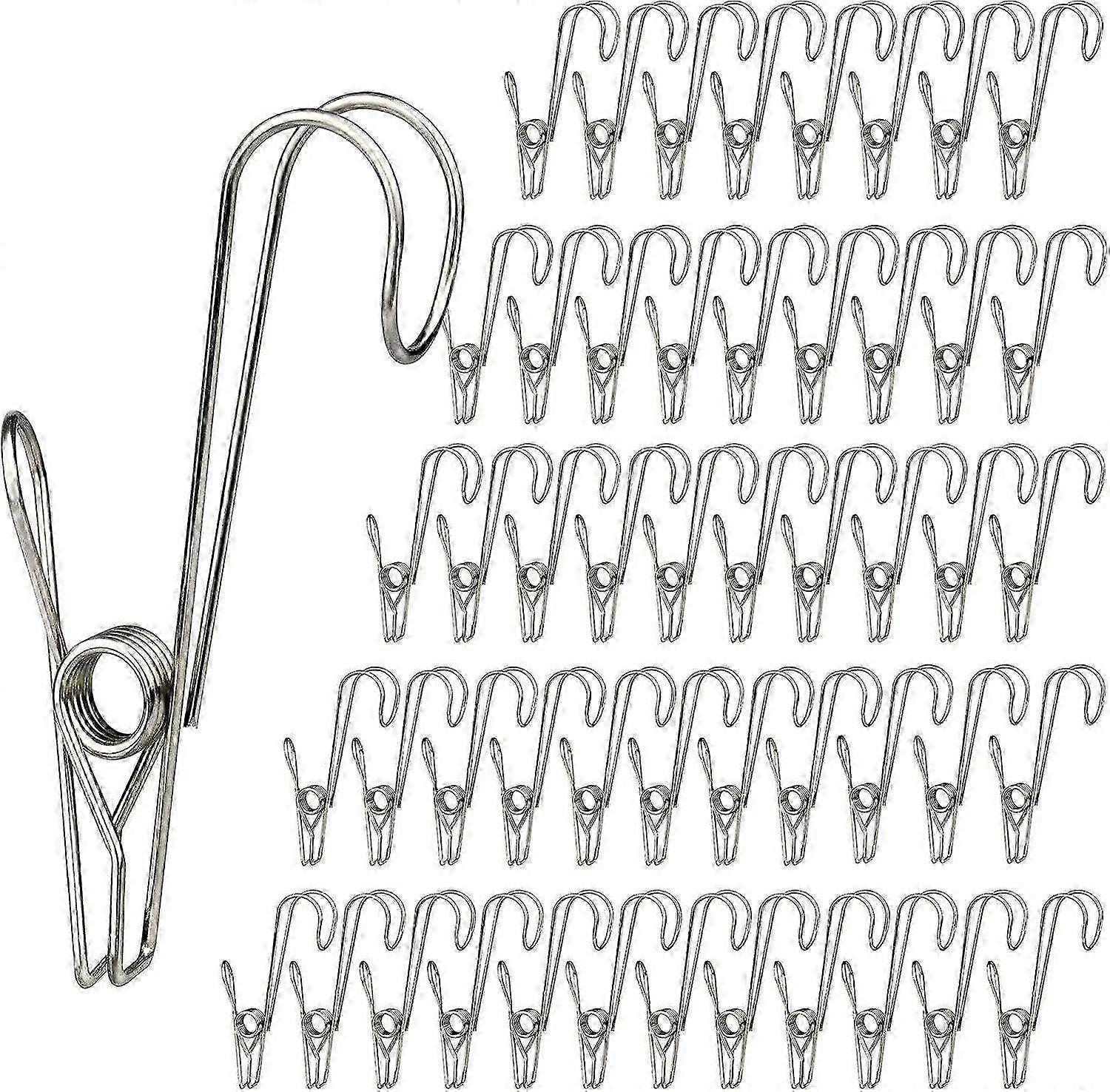 Clothespins Multifunctional metal clips Storm clips Laundry sock clips