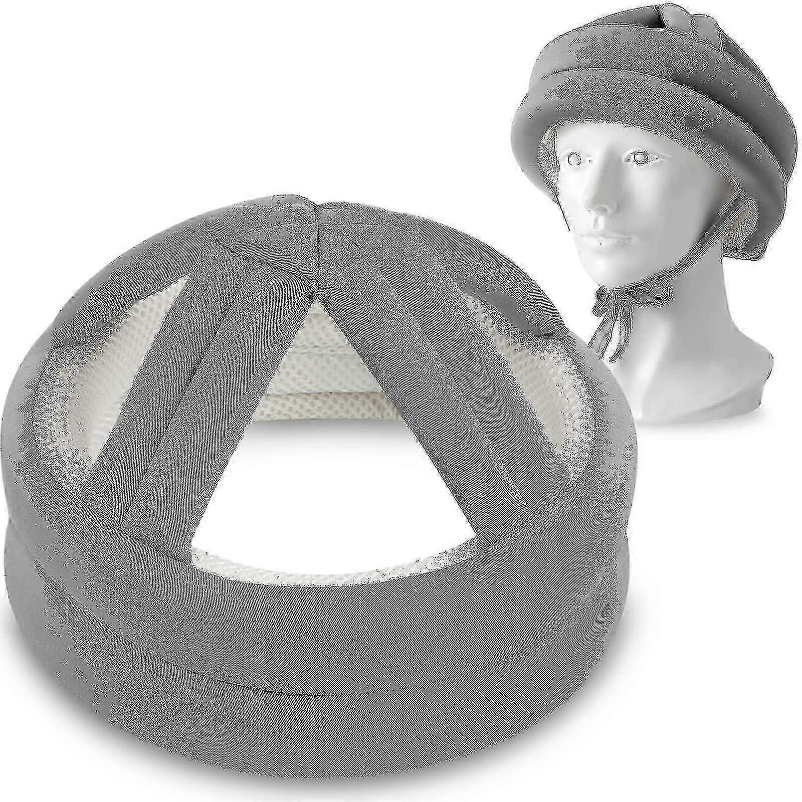 Adjustable safety cap for elderly - Anti fall protective headgear