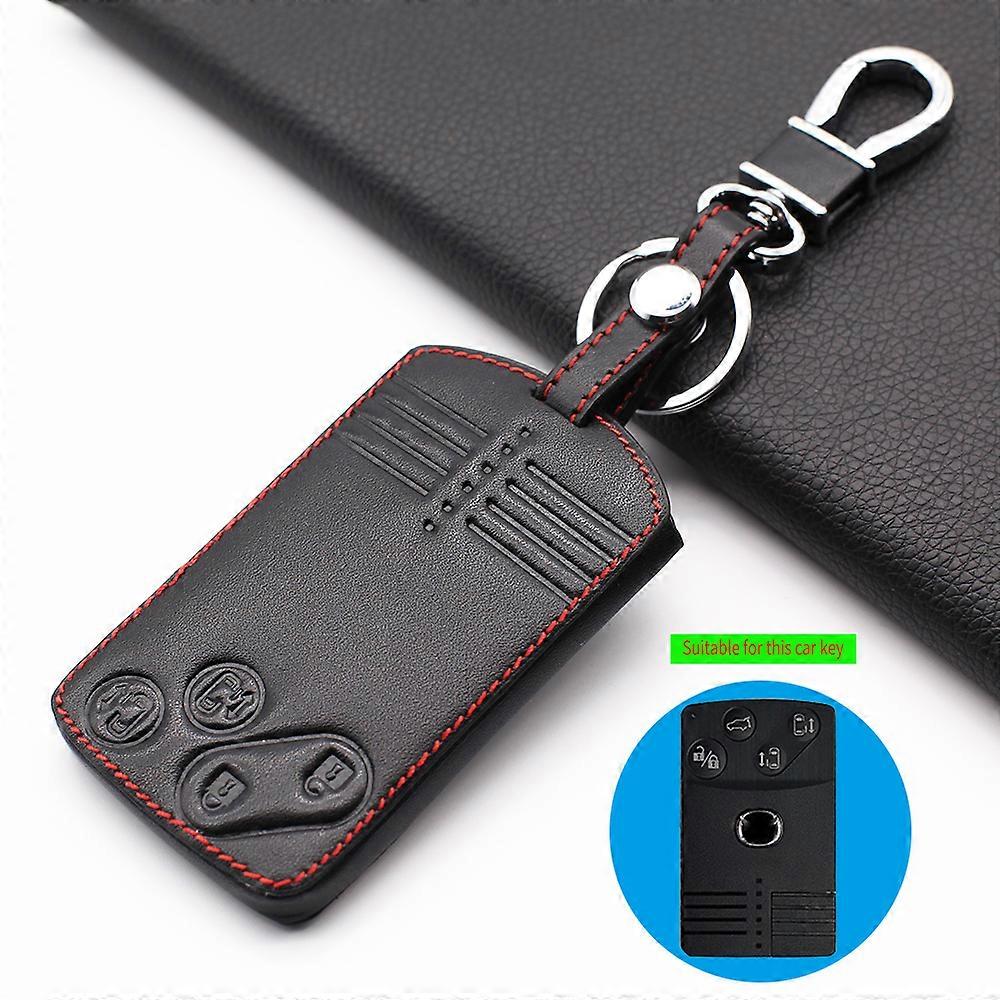 Leather Car Key Case Cover For Mazda 2 3 5 Premacy Miata 6 8 RX8 MX5 M8 CX-7 CX-9 Verisa MPV 2/3/4 Buttons Remote Protector Fob~03817