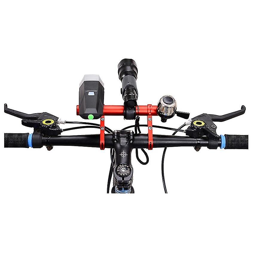 Bicycle Handlebar Bicycle Mounting Extension Pole Camera Light Clip Code Table Bracket Bracket [red]