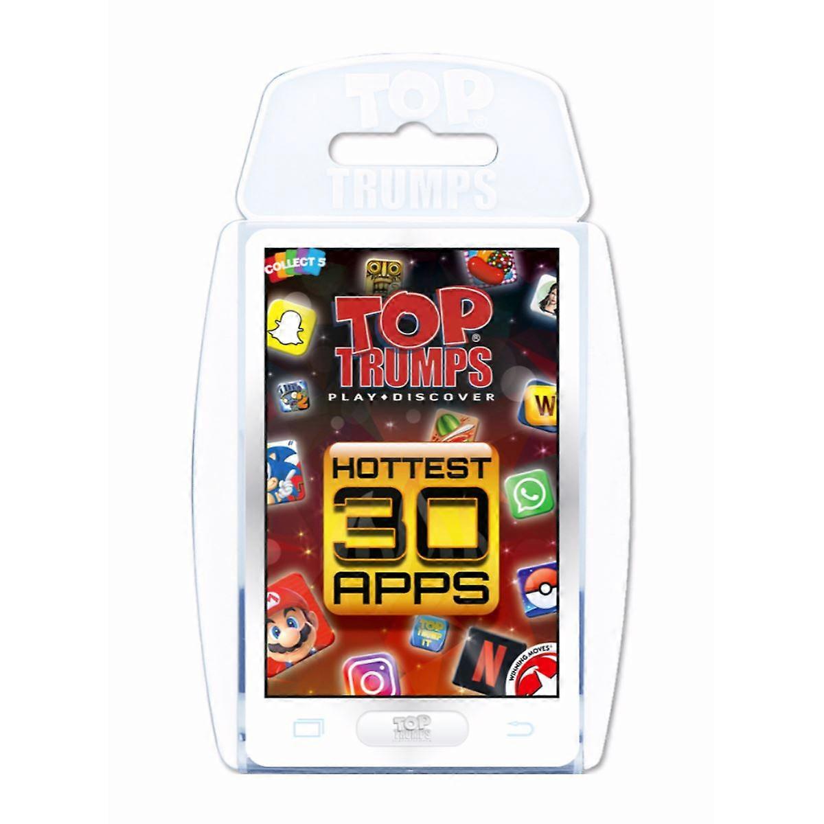 Hottest Top 30 Apps Top Trumps Card Game