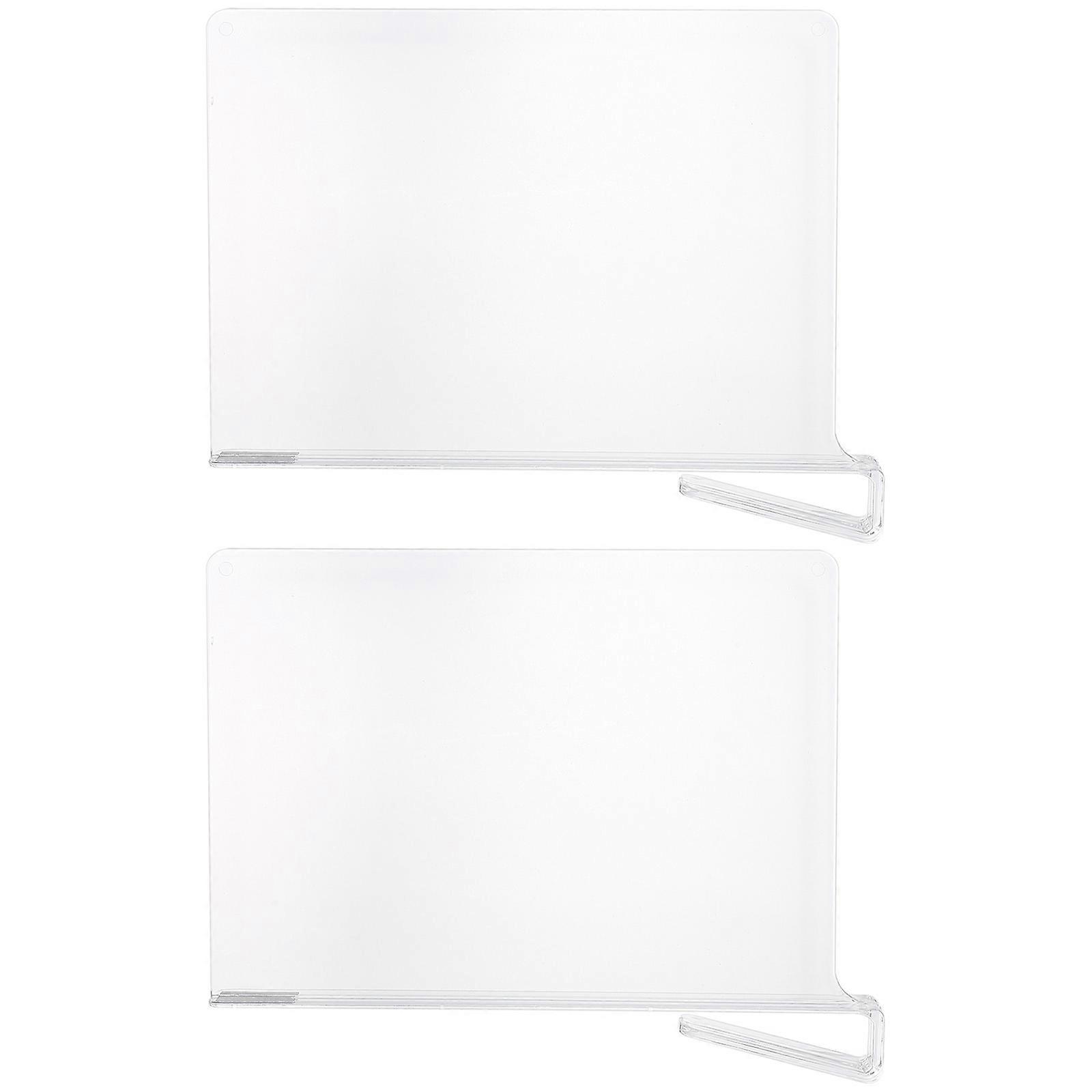 Clear Acrylic Shelf Separator for Clothes Organizer 4Pcs Multifunction Dividers