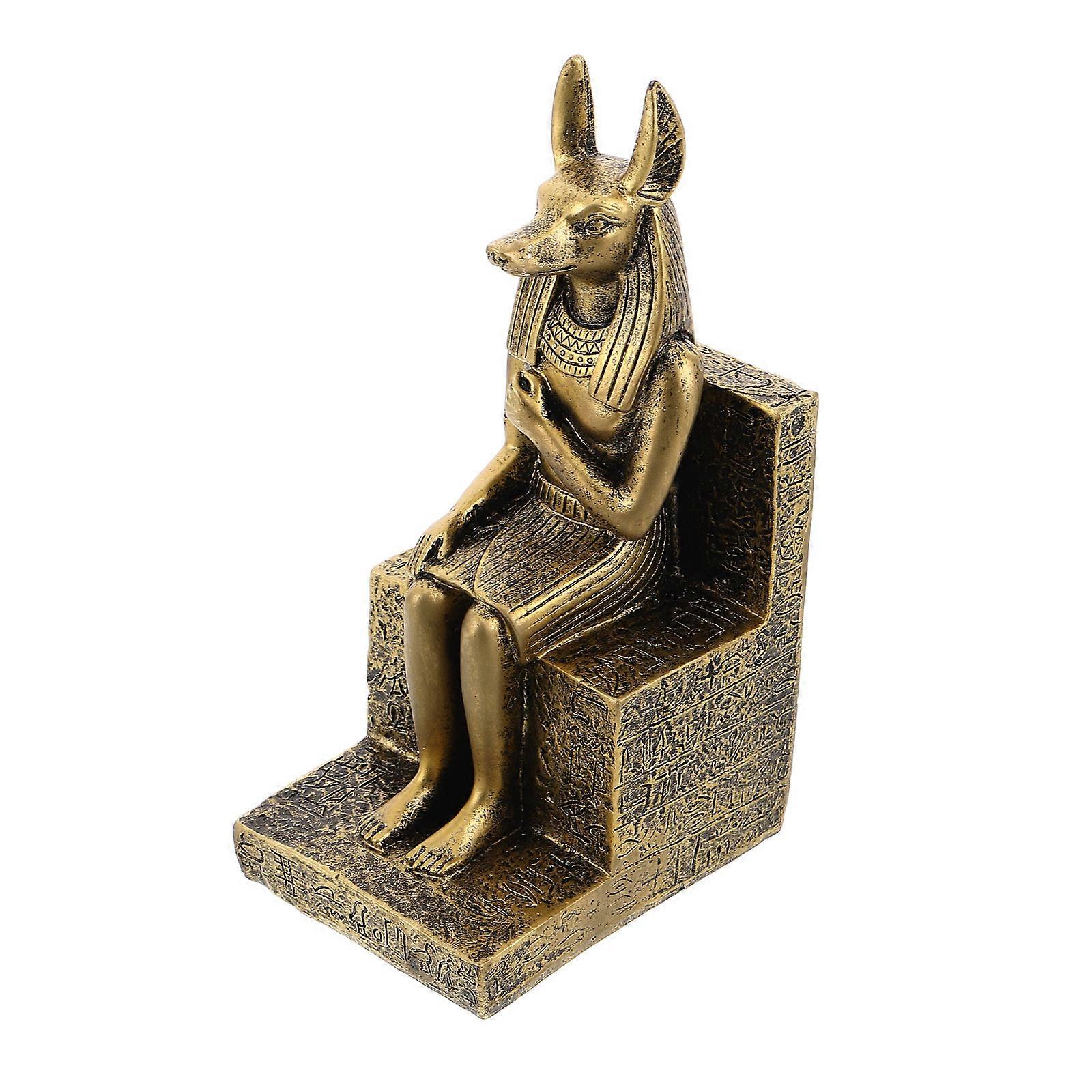Ancient Egyptian Style Statue Resin Figurine for Car Decoration