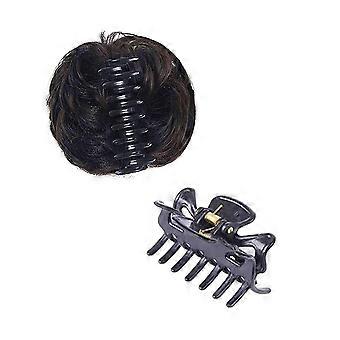 Clip in Messy Bun Messy Hair Bun Haargummi Verlängerung Kralle Clip für Frauen Damen Mädchen
