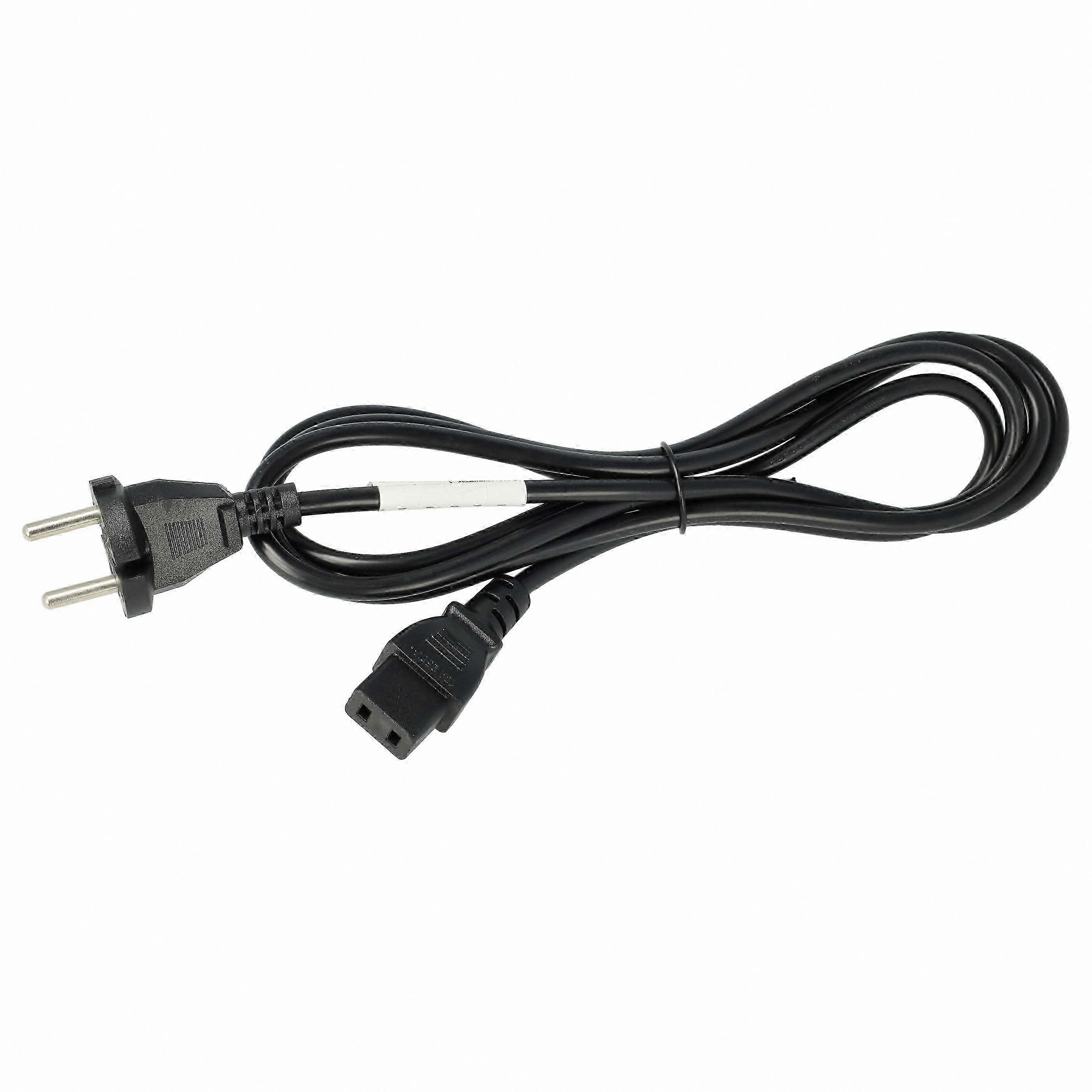 2m C9 Power Cord for Electronic Keyboards and Digital Pianos with Grounded Plug Netzkabel