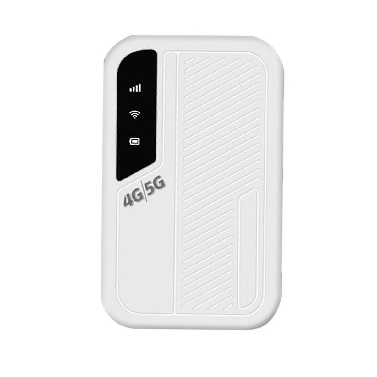 4G 5G Mobile Hotspot Travel WiFi Hotspot SIM Slot Eurasian White