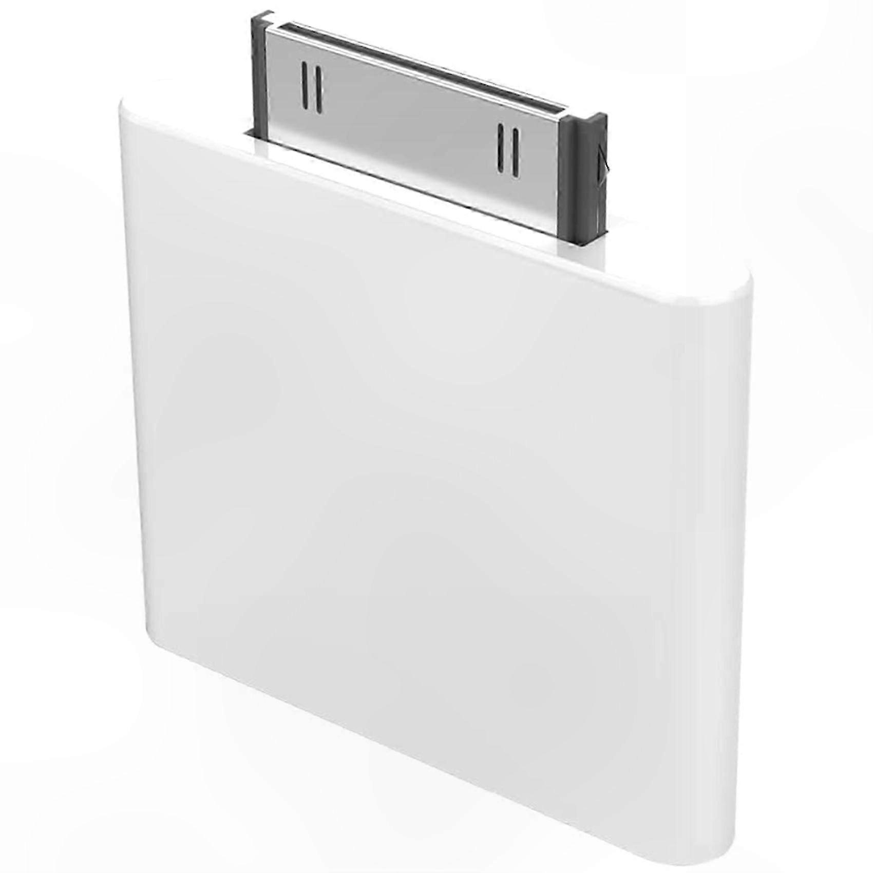 White 30-Pin Bluetooth 4.1 Audio Transmitter for iPod Mini and iPod