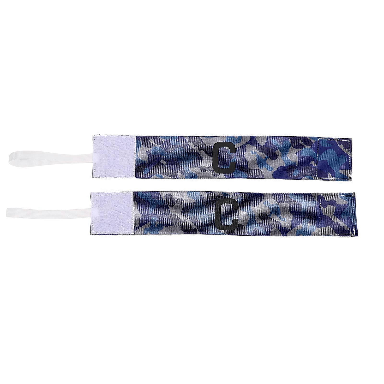 Captain Sleeve Armband Nylon Professional Look Training Sessions Antislip Design 2Pcs