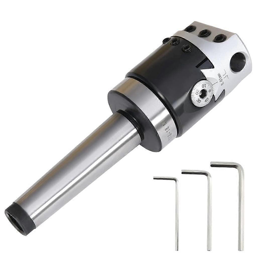 50 Mm Boring Head With MT3 Shank For Lathe Milling Home Garden Precision Metalworking Tool