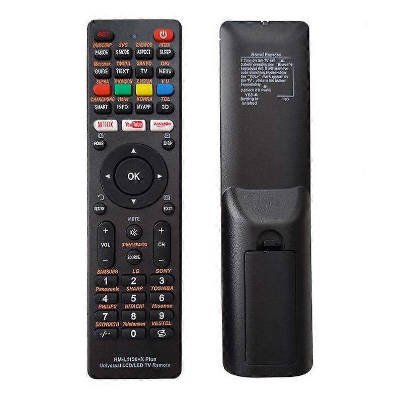 Universal Remote Control RM-L1130+XPLUS for All Brand LED/LCD TV