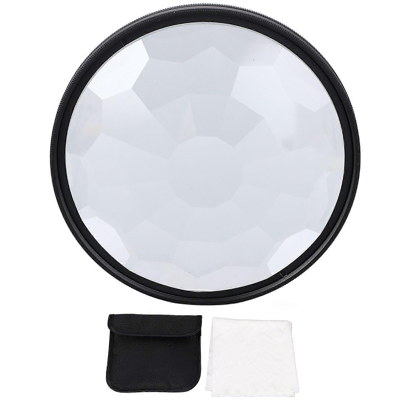 77mm Kaleidoscope Prism Camera Lens Filter Optical Glass Photography Special Effect Filter for Micro SLR Camera Accessories