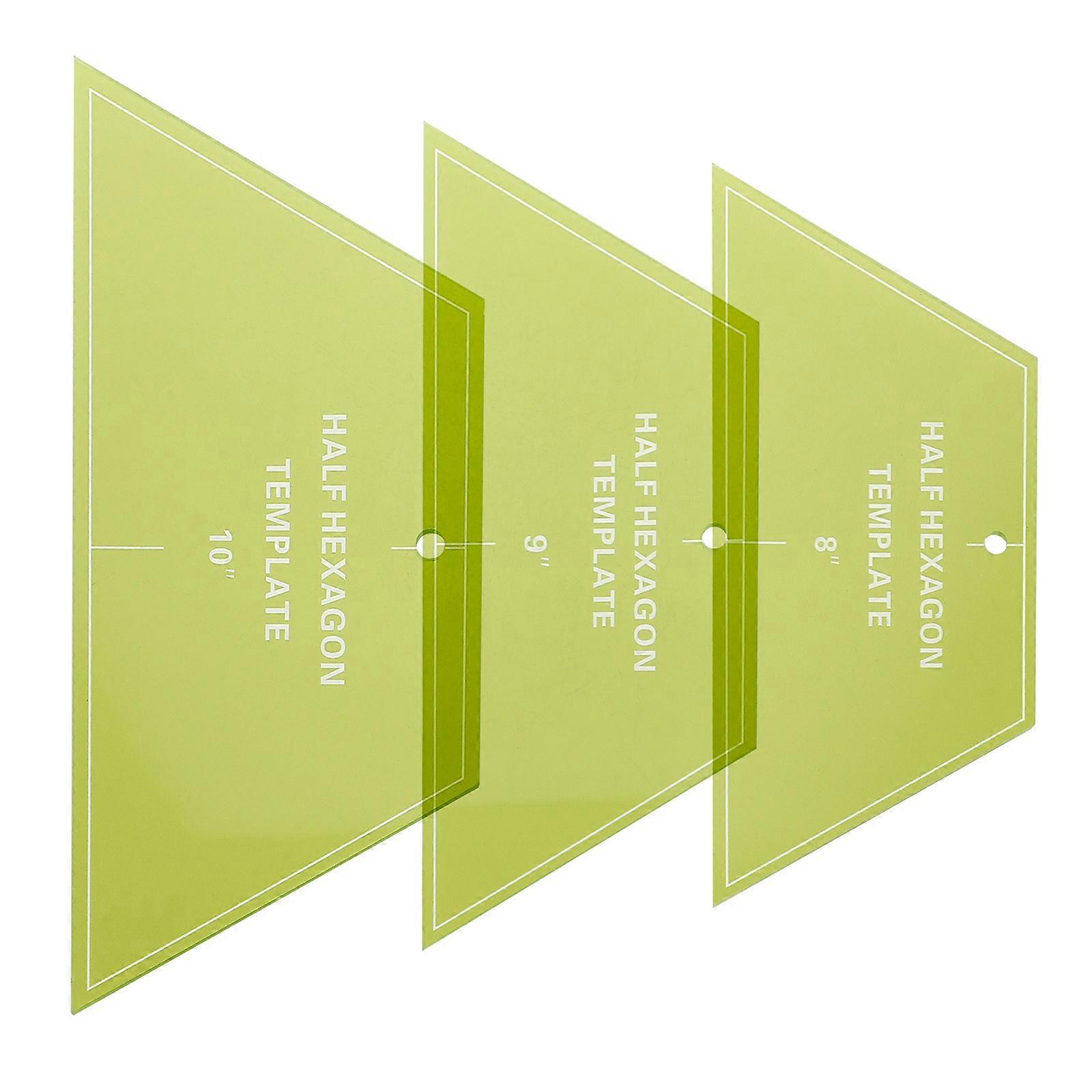 Craft Ruler Acrylic Ruler for Cutting Fabric for Cloth 9Pcs Collection