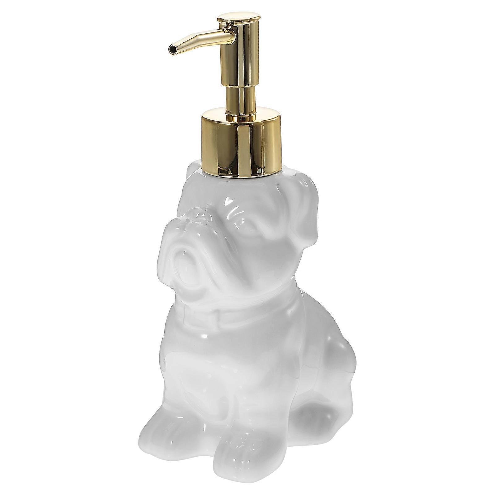 Dog Soap Dispenser Ceramic Soap Dispenser for Storage 3Pcs Bottle Set