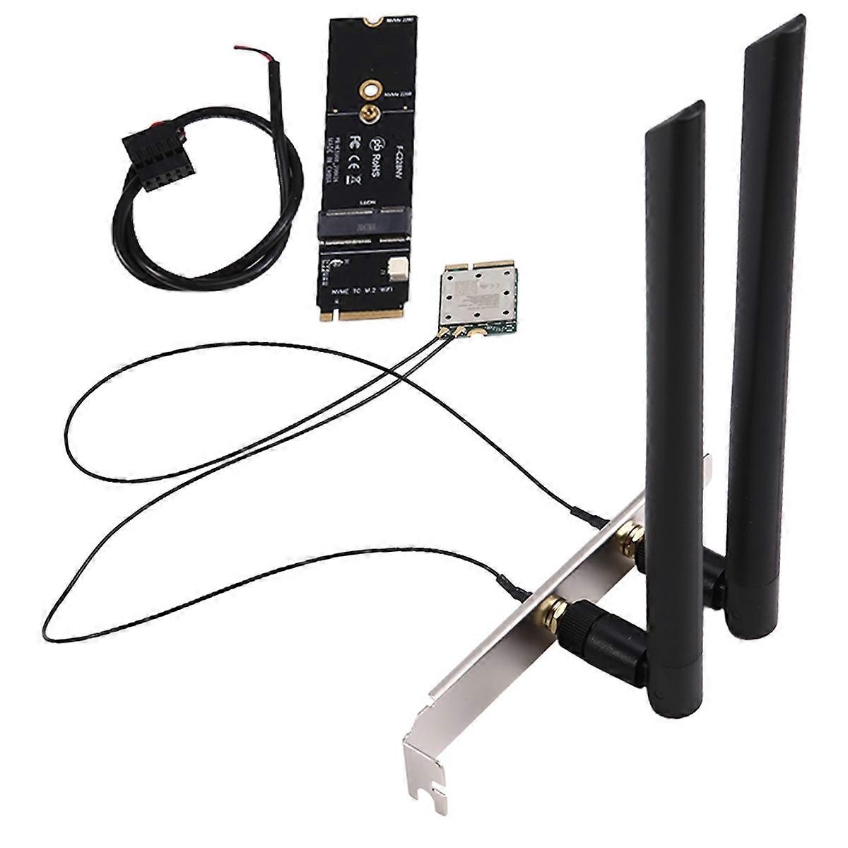 WAVLINK WiFi 6/7 Scheda wireless 5400/8774Mbps Tri-Band BE200 M.2 NGFF Modulo di rete con Bluetooth 5.4 Supporto Windows 10/11 7 WAVLINK WiFi 6/7 Scheda wireless 5400/8774Mbps Tri-Band BE200 M.2 NGFF Modulo di rete con Bluetooth 5.4 Supporto Windows 10/11 7
