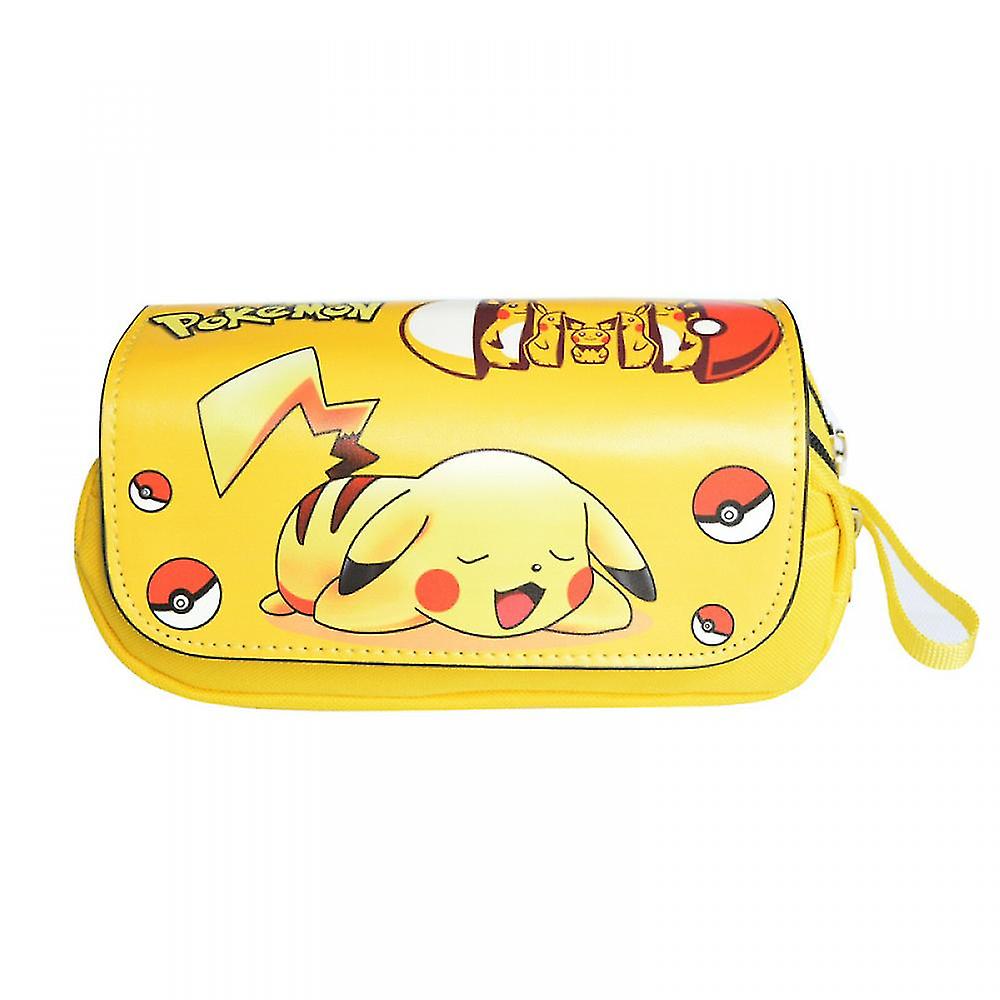 Veeki Anime Print Pattern Large Pencil Case For Studentspattern 1