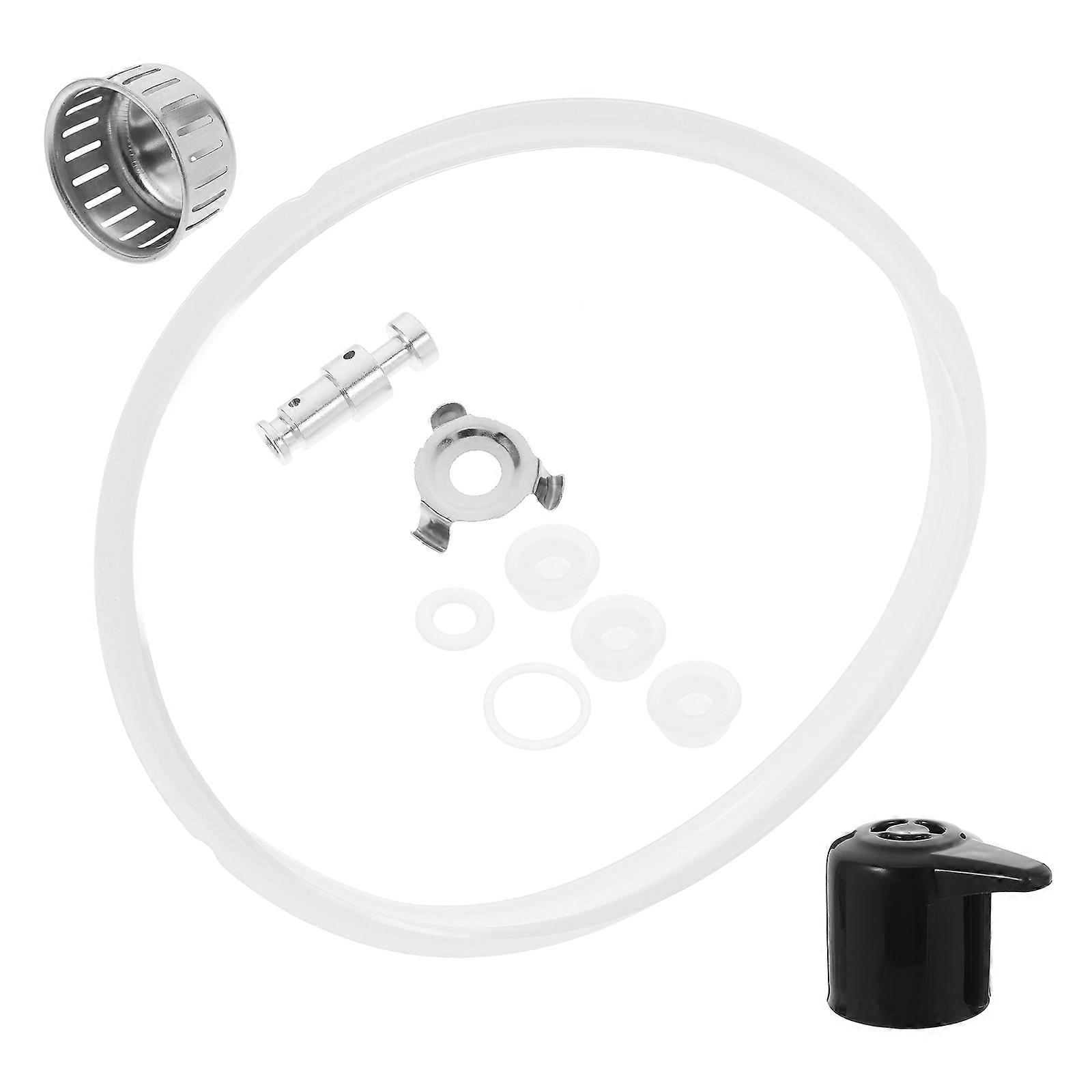 Pressure Cooker Silicone Ring Replacement Set with Float Valve and Sealing Ring 3Sets